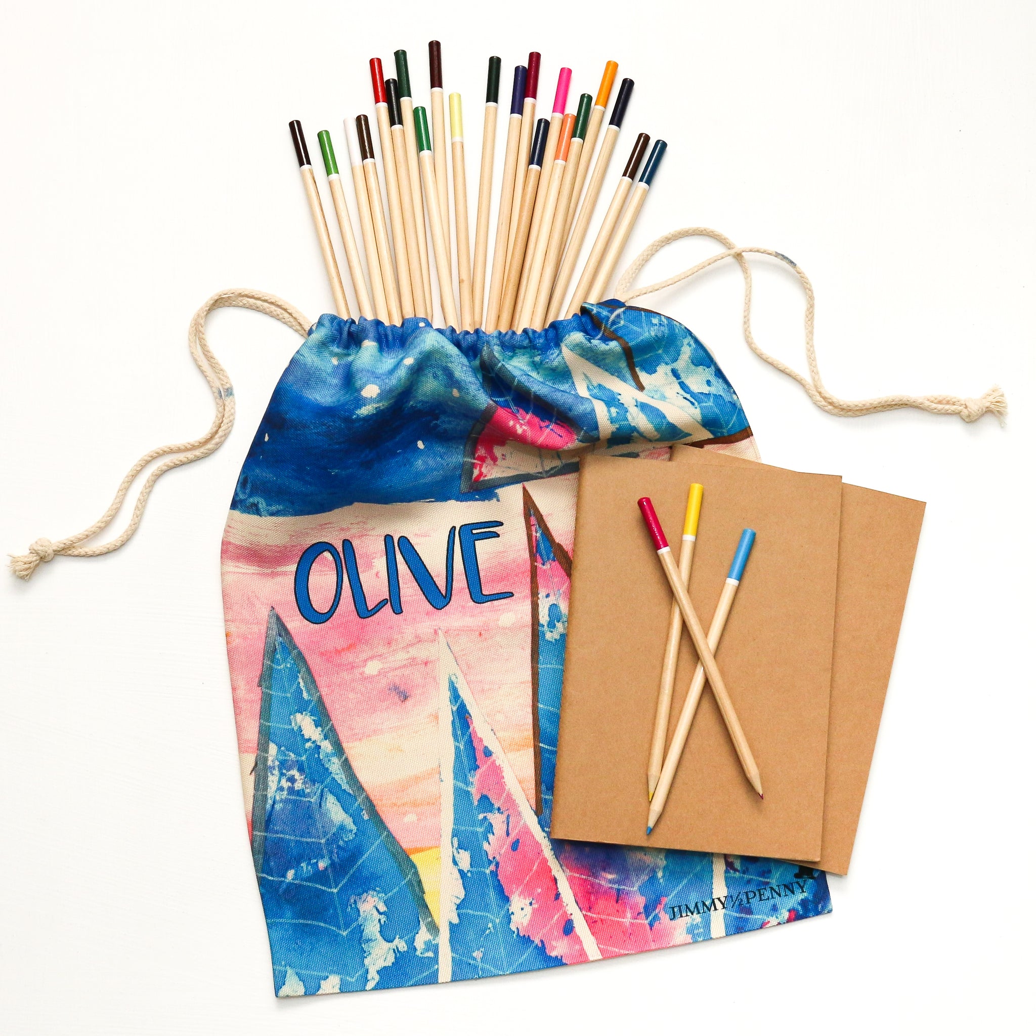 Art For Kids Drawstring Bags for Sale