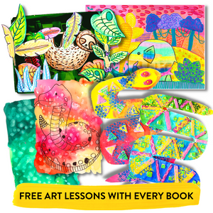 *FREE with any Kids Art Book purchase ~ Exclusive Jungle Explorer Art Workshop